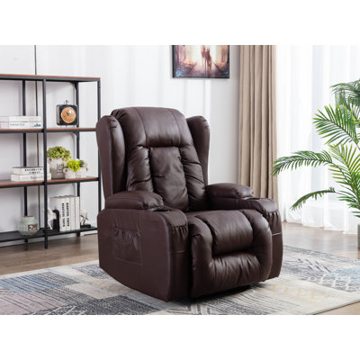 Dangello Faux Leather Heated Massage Chair