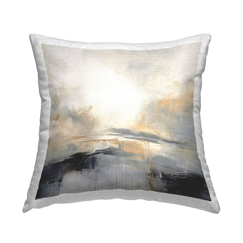 Abstract Outdoor Throw Pillow