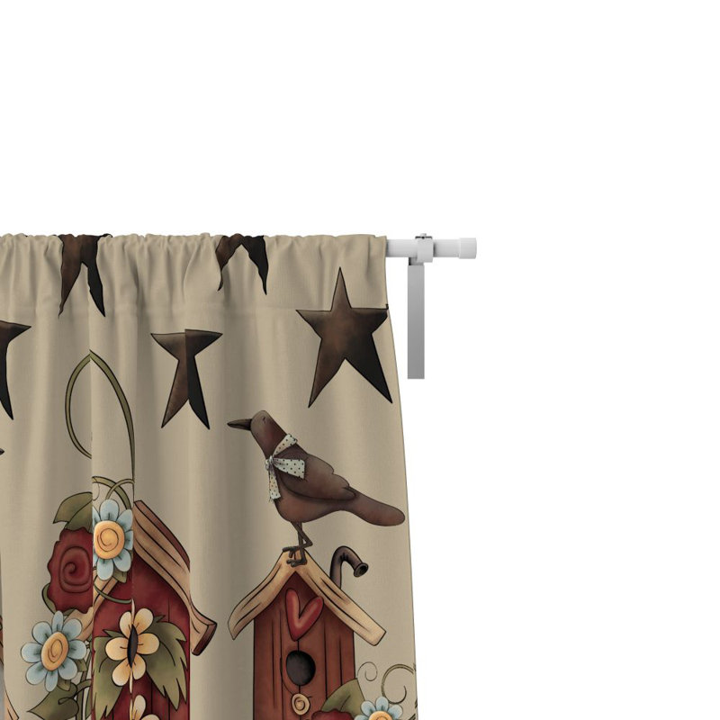 Panneaux de rideaux semi-transparents de couleur unie, l 40 po x L 52 po