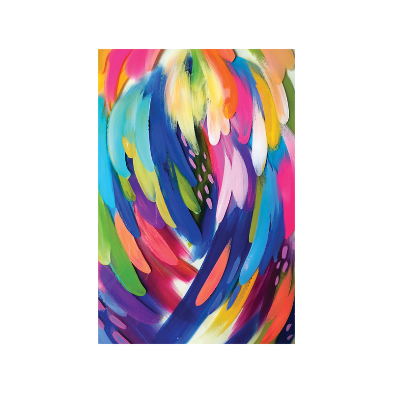No. 10 - Painting on Canvas, No Frame, 66.04 cm H x 45.72 cm W x 1.91 cm D