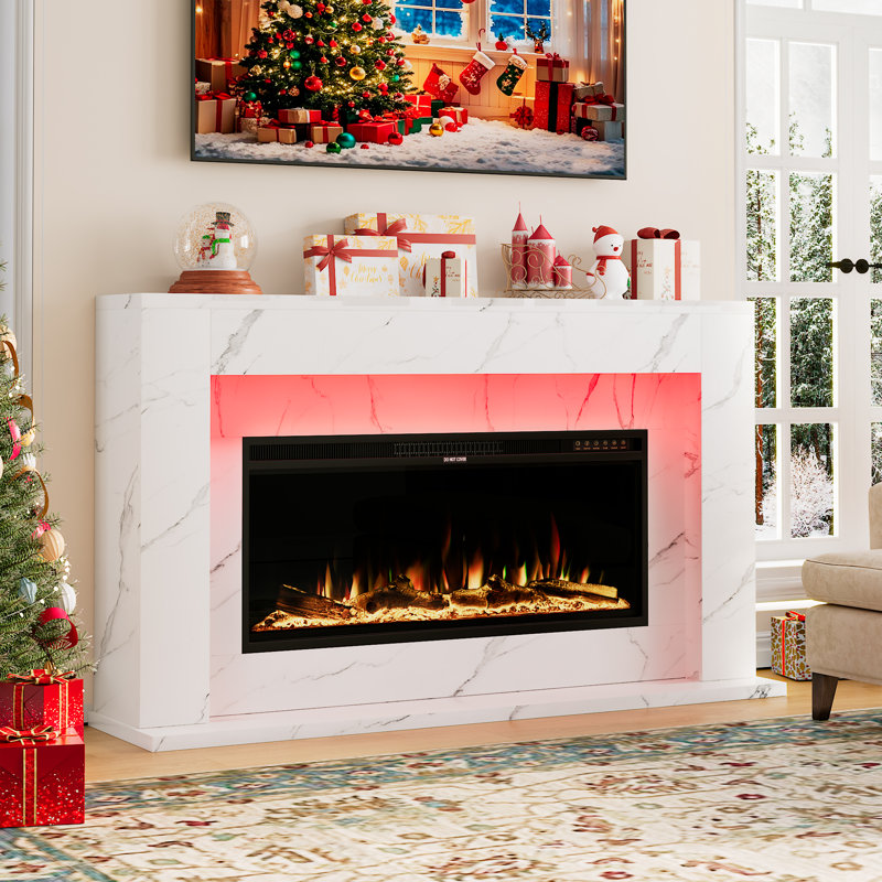 Moneak Simple Surround Electric Fireplace