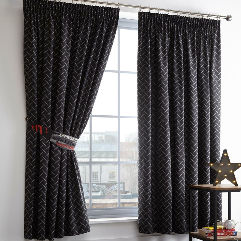 Chaketa Room Darkening Curtain Panel Pair