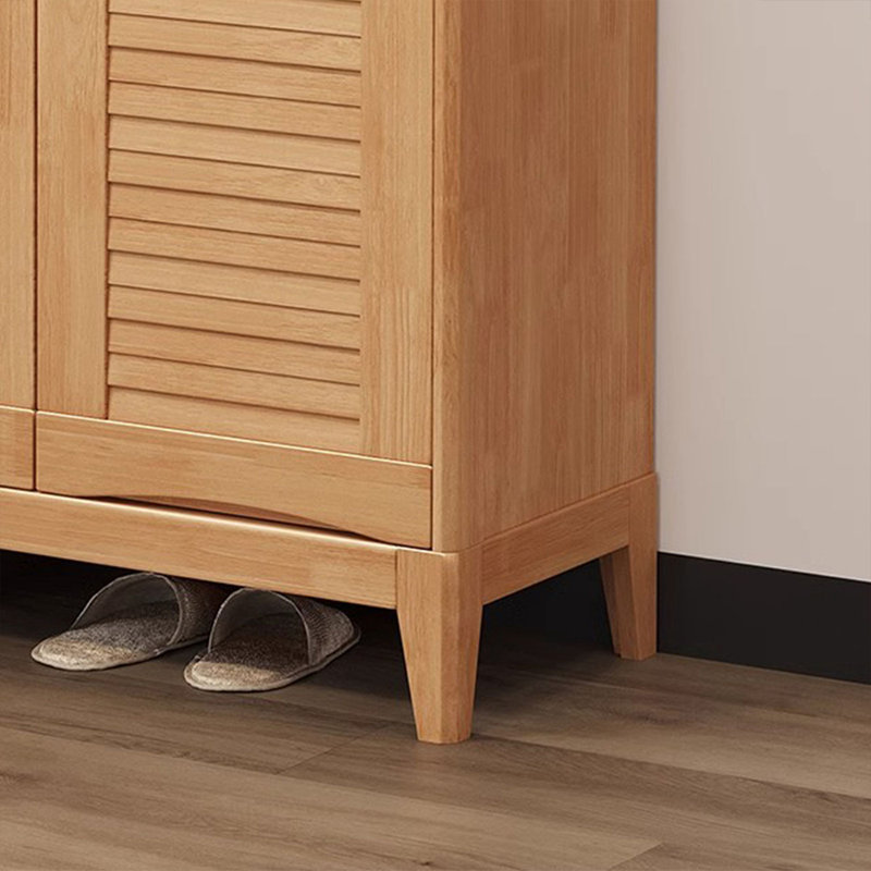Rangement pour chaussures en bois manufacturé Burlywood