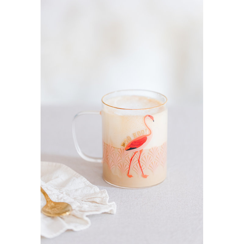 Yvonne Ellen  - Flamingo Glass Mug