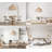 Kloe Brown Rattan Pendant Light – Large Polished Handwoven Ceiling Light Fixture for Living Room, Dining Room, or Bedroom in Modern Farmhouse, Boho & Coastal Style-1286382049