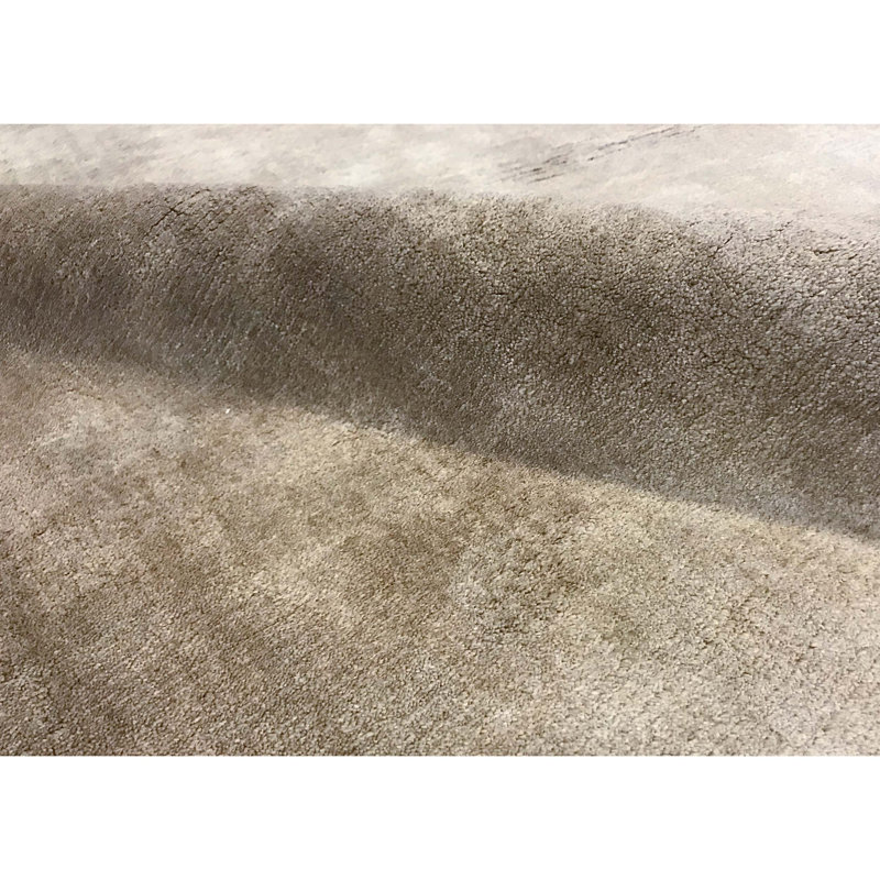 Wool Area Rug in Camel, Rectangle 8'10" x 11'4"