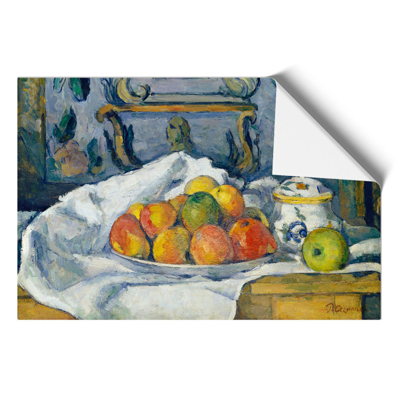 Still Life with Apples by Paul Cezanne - Frameless Print, 30cm H x 42cm W x 0.1cm D