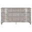 Commode 9 tiroirs avec miroir Dayvien