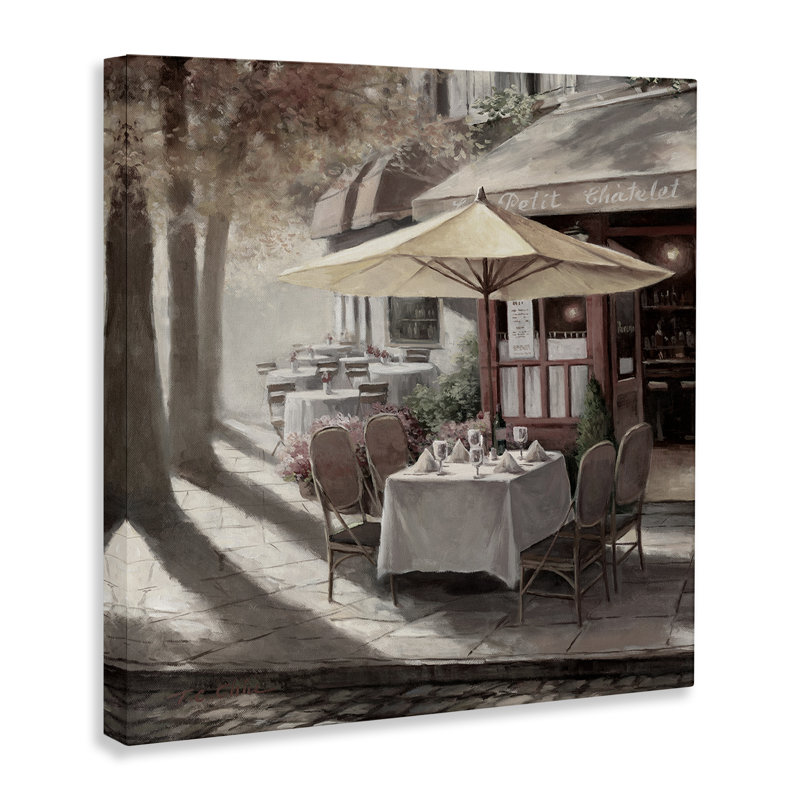 «Warm Sunlit Bistro», art par T.C. Chiu, H 36 po x l 36 po