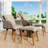K&K 5 Pieces Patio Furniture Chair Sets-2097451465