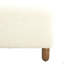 Repose-pieds confortable, blanc