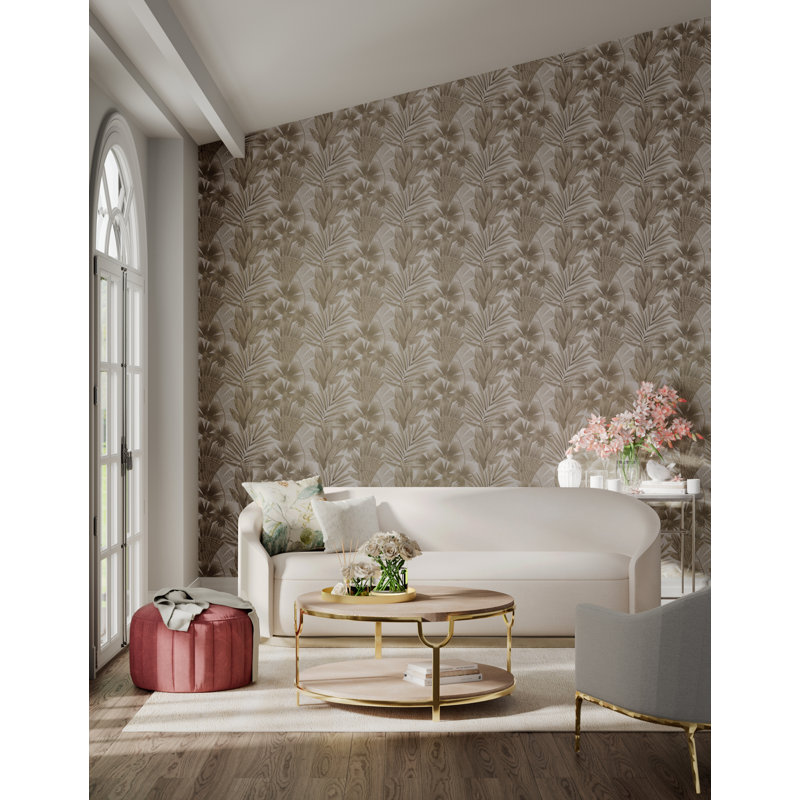 Matupi Wallpaper, Parchment/Gold 