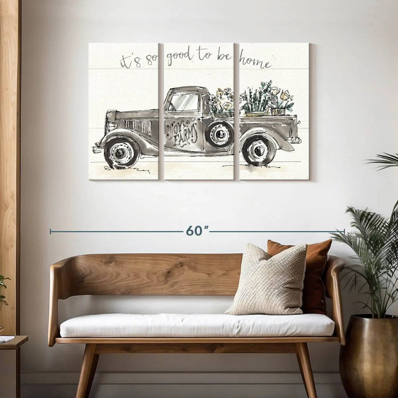 Tergel Modern Farmhouse XVII, H 28 po x l 45 po
