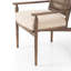 Fauteuil en tissu brun / beige Bauder-1687213282