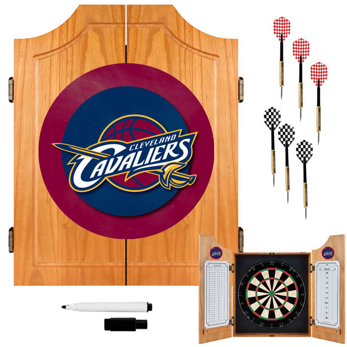 Ensemble de jeu de fléchettes et d'armoires Bristle, Cavaliers de Cleveland
