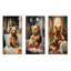Bear Bathaign Bubbles II - Laundry Art, ensemble de 3 reproductions d'art en métal-414885857