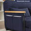 Fauteuil inclinable convertible 2-en-1 avec accoudoirs en bois et poches latérales-1424496442