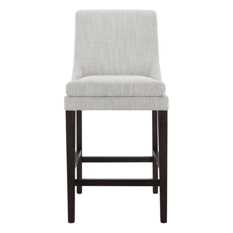 Tabouret de bar et de comptoir Niara, Tabouret de bar (siège d’une hauteur de 30 po), Tissage ivoire Prestige