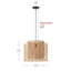 Luminaire suspendu tambour 1 lumière Framlingham