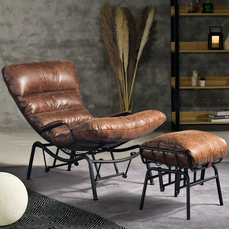 Chaises berçantes, Marron foncé