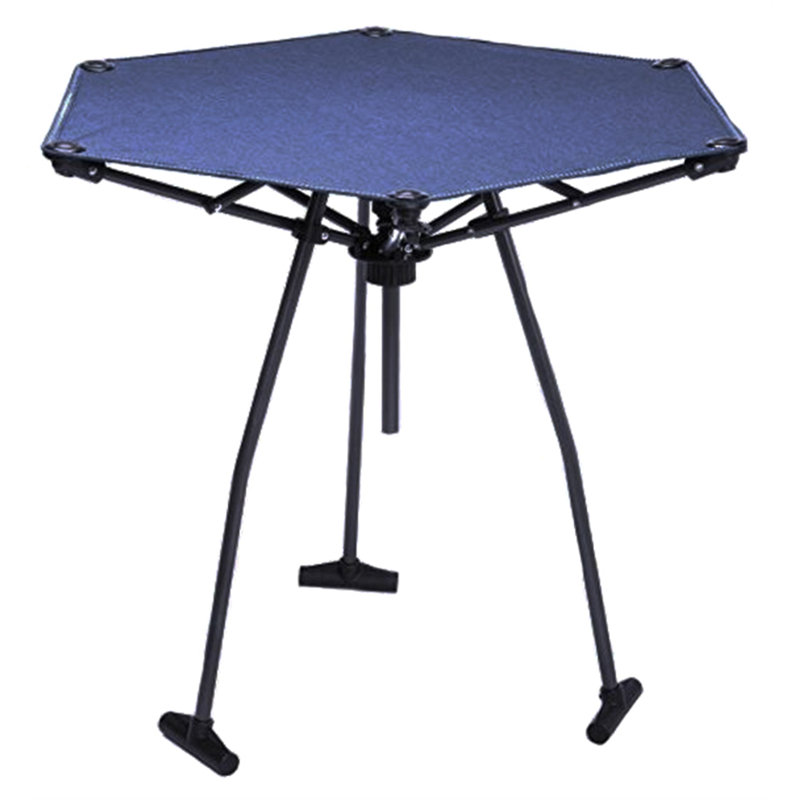 Metal Folding Outdoor Camping Table , 24.5'' in. W 24.5'' in. D