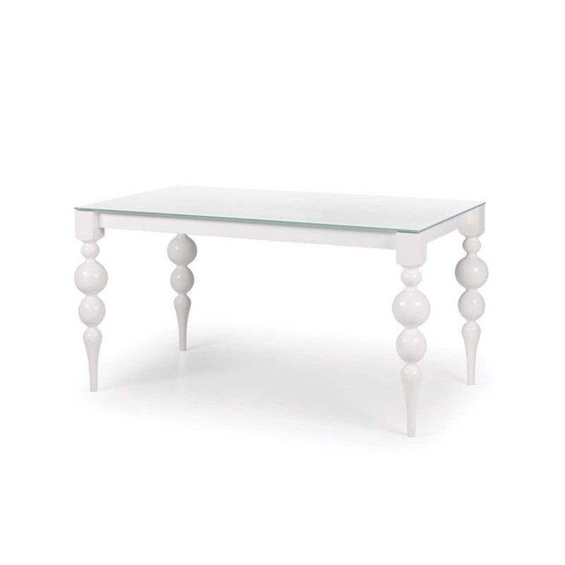 Fairgrove Extendable Glass Top Dining Table