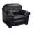 Black Genuine Leather