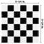 Metro Quad Checkerboard Glossy Blk and White 11-3/4" x 11-3/4" Porcelain Mosaic Floor and Wall Tile-1683871865