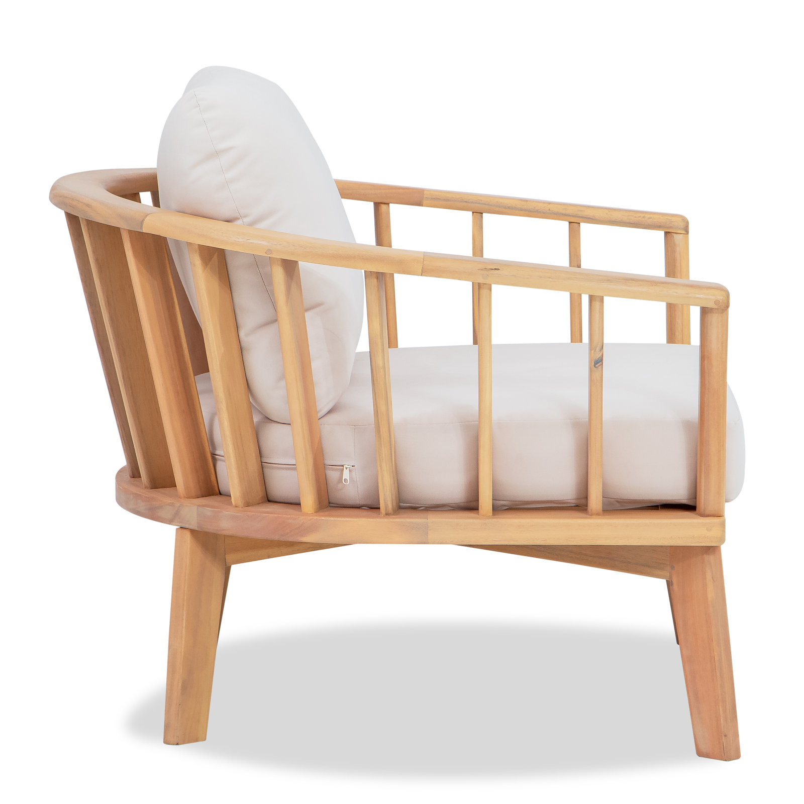 Solid Wood Outdoor Lounge Chair