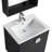 Saimah 24'' Single Bathroom Vanity with Ceramic Top-1282534224-1282348735