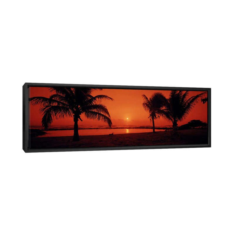 «Lydgate Park, Kauai, Hawaii», reproduction de photo sur toile tendue, H 20 po x l 60 po x P 1,5 po, Toile avec cadre noir
