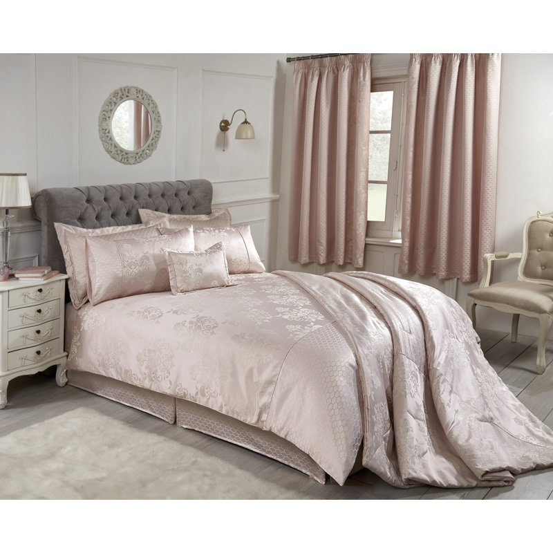 Garton Hand Woven Throw Blanket, Blush, W264 x L264cm