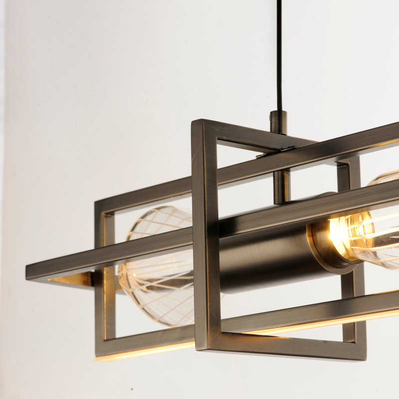 5 - Light LED Pendant, Gunmetal