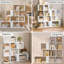 Pramod 109.5 cm H x 115 cm W Geometric Bookcase