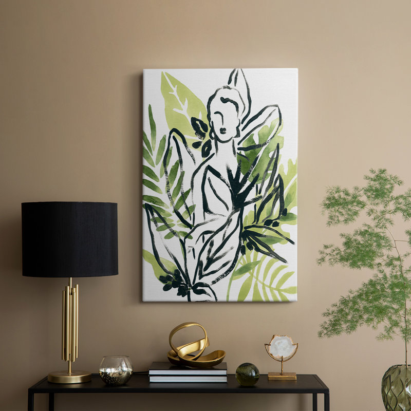 Carnet de croquis tropical I - galerie sur mesure, H 36 po x l 24 po