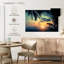 Gillard coucher de soleil silhouette de palmiers-108696645