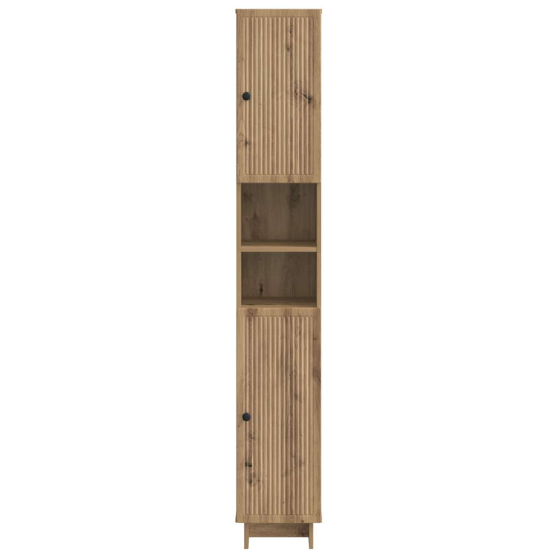 Bathroom Storage, Artisan Oak
