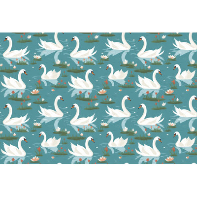 Swan Green White Bedding