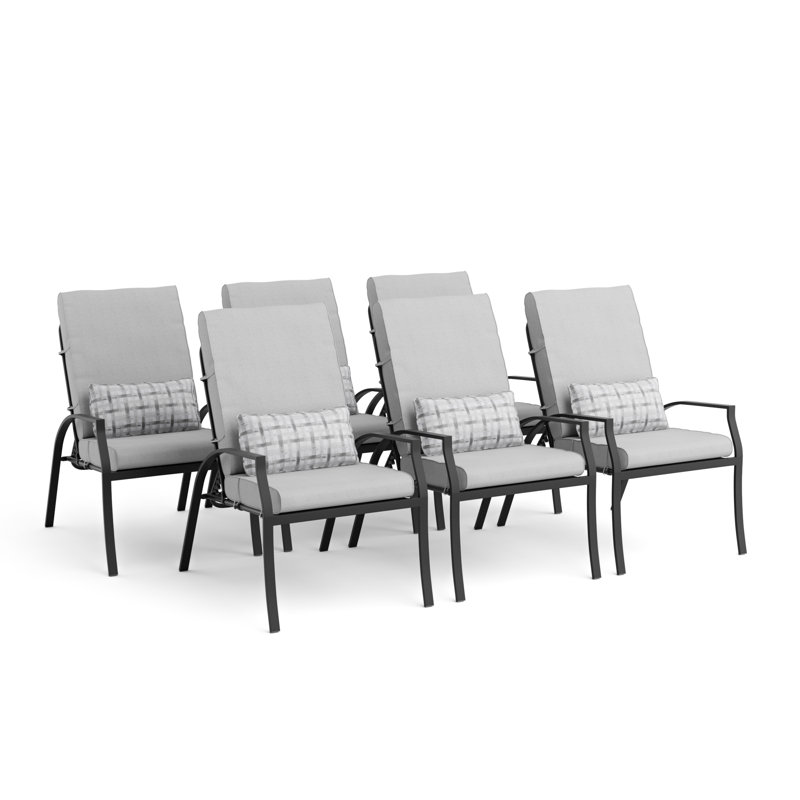 Hintter Premium All-Weather Wicker Outdoor Dining Armchair with Cushion