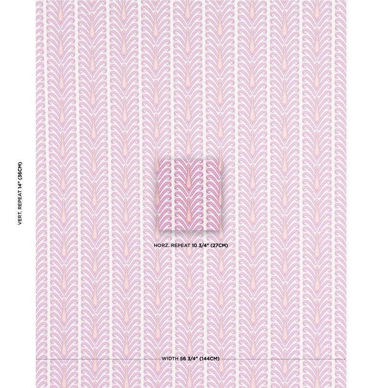 Tissu en similicuir Augustine Performance, Fuchsia