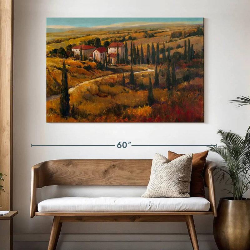 Alvord Nostalgic Tuscany II, H 34 po x l 51 po