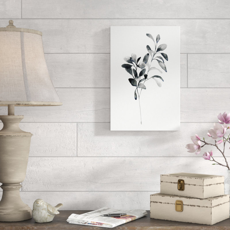 «Brume Botanical I», reproduction d'art sur toile, H 18 po x l 12 po