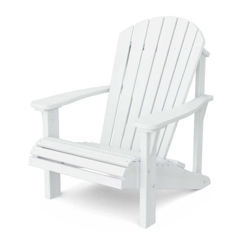 Heritage Outdoor Adirondack Chair, White