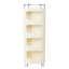 Chariot de rangement à 4 niveaux avec 4 tiroirs et roulettes - H 40,94 po x l 14,17 po x P 14,17 po-107927670