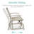 Nethuki Metal Outdoor Glider-443340157