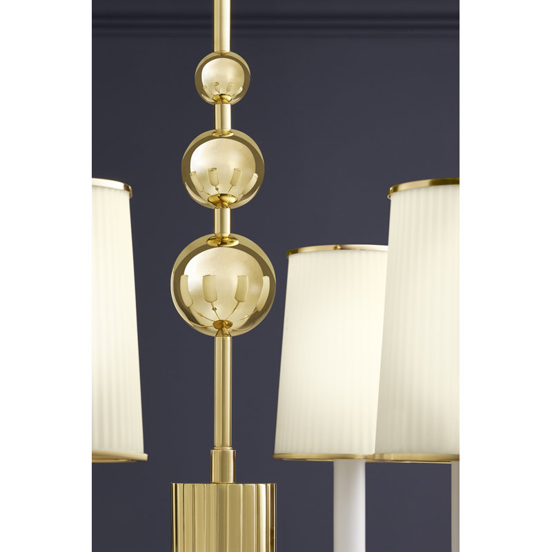 Tresdoux™ 6 - Light Chandelier, Polished Brass