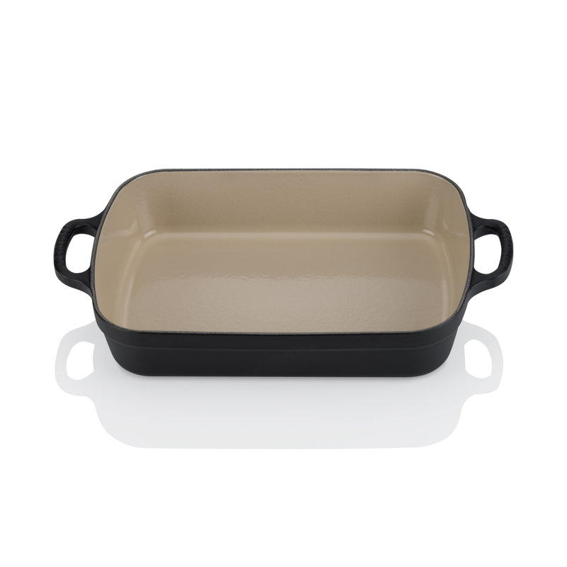 Le Creuset Signature Cast Iron Roaster, Satin Black, 33cm / 4.9L