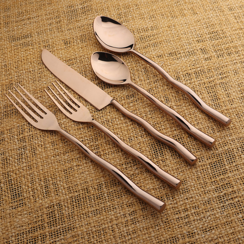 Longshore Tides Privett Stainless Steel Flatware Set