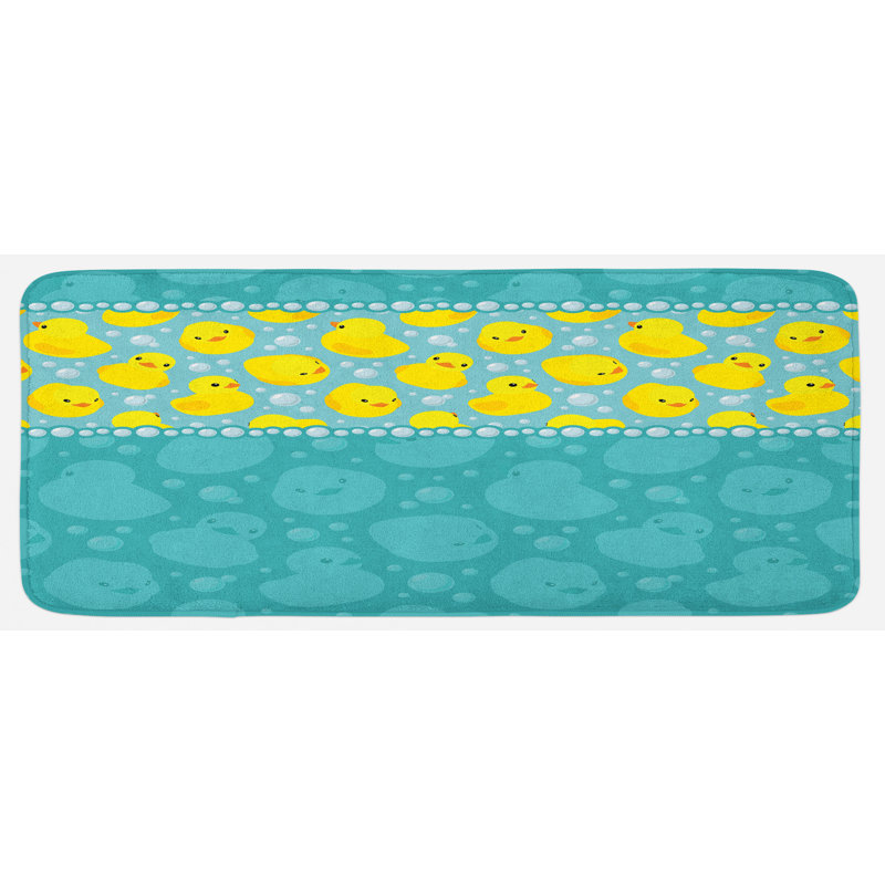 Tapis de cuisine en caoutchouc canard
