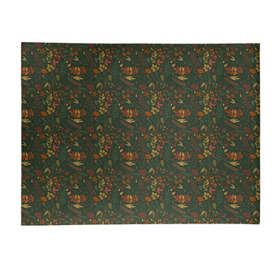 Chenille Floral Indoor Rug